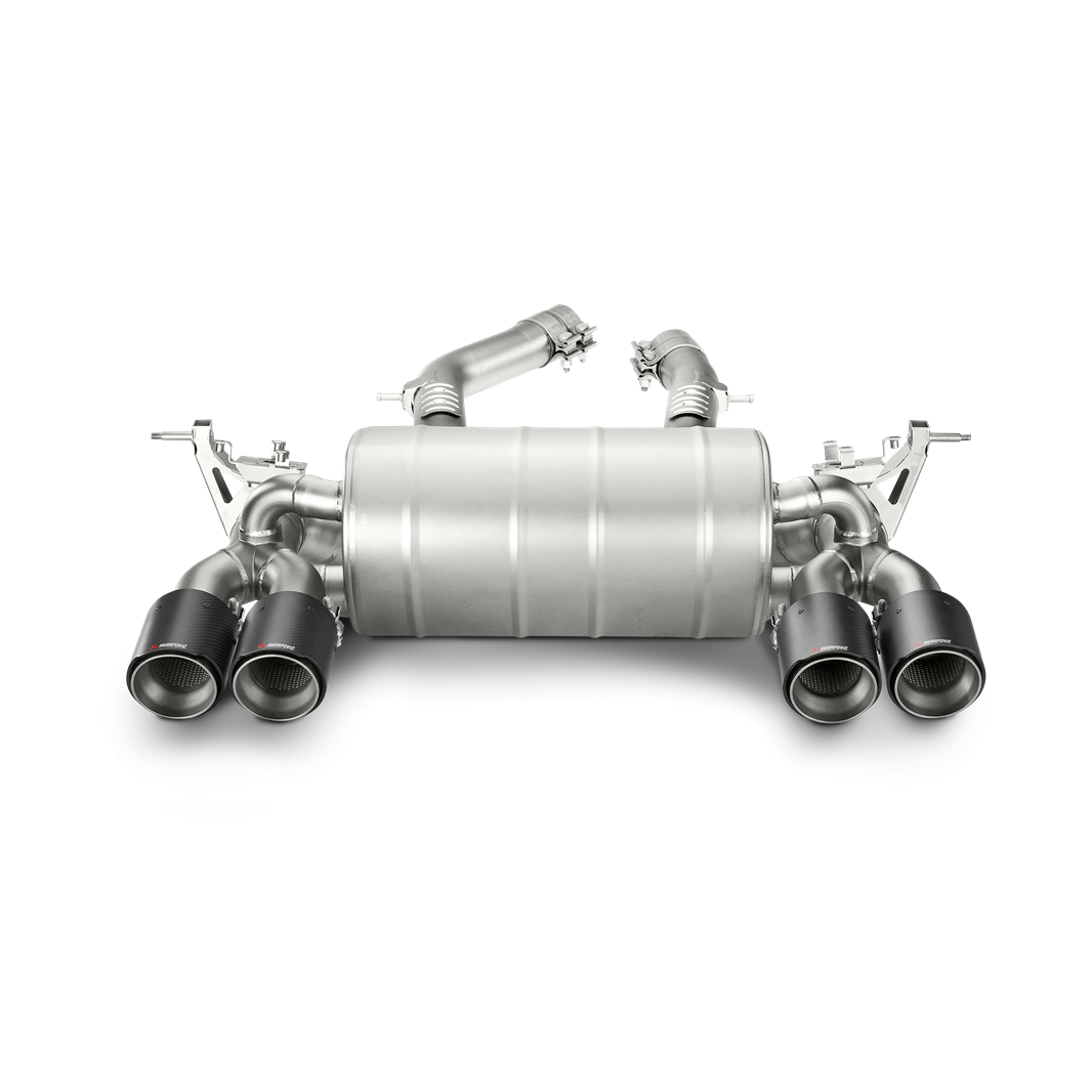 Akrapovič Slip-On Line Exhaust System (Titanium) w/Carbon Tips - 2014-2018 BWW M3 (F80)