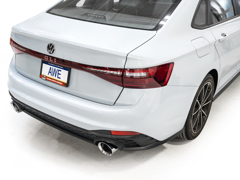 AWE Tuning 22-25 Volkswagen Jetta GLI Touring Edition Exhaust - Chrome Silver Tips