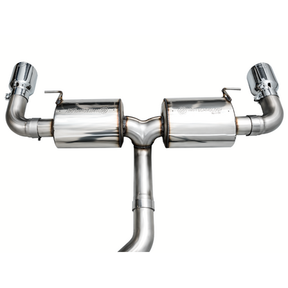 AWE 19-23 BMW 330i / 21-23 BMW 430i Base G2X Touring Axle Back Exhaust - Chrome Silver