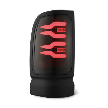 AlphaRex 94-01 Dodge Ram 1500/2500/3500 LUXX-Series LED Tail Lights - Black