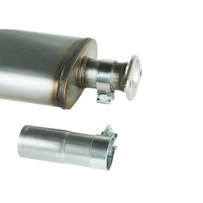 aFe MACHForce XP Exhausts Cat-Back SS-409 EXH Jeep Wrangler TJ 97-06 I6-4.0L HT - 2.5 In.