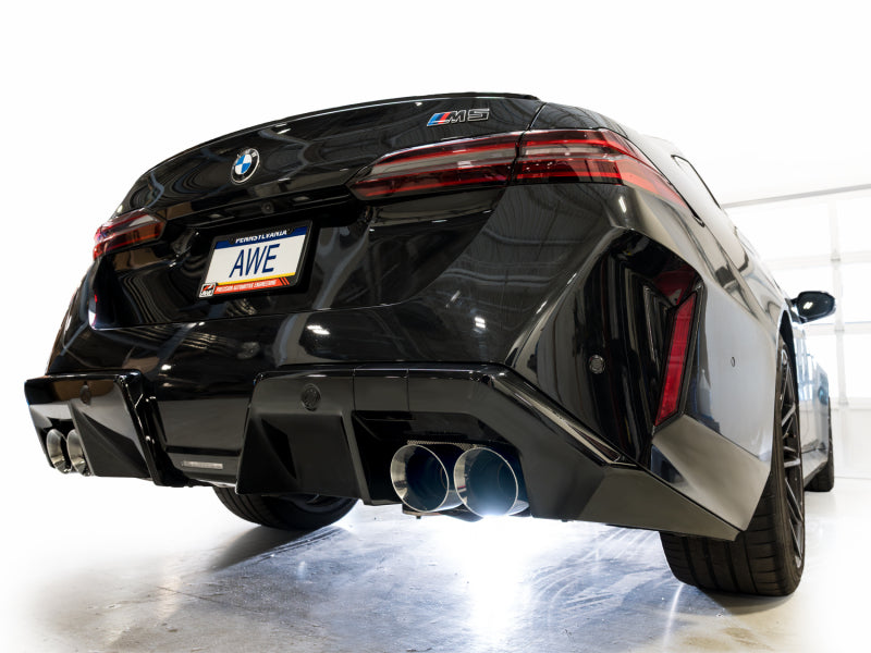 AWE Tuning BMW G90/G99 M5 Touring Edition Cat-Back Exhaust - Chrome Silver Tips