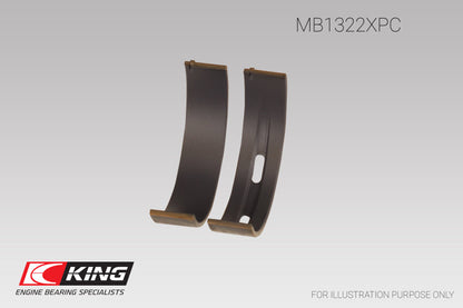 King VW V8/V10 R8/RS6/Huracan (Size 0.25) pMaxKote Coated Main Bearing Set - Size +0.25mm