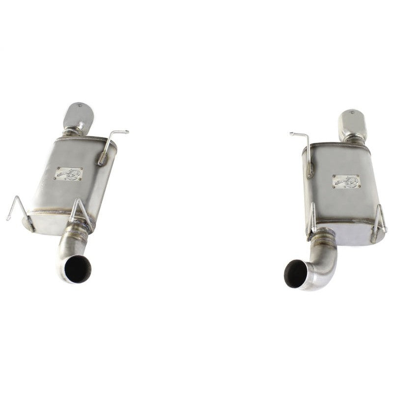 aFe MACHForce XP Exhaust 11-14 Ford Mustang GT V8-5.0L 3in. SS Axle-Back w/Polished Tips