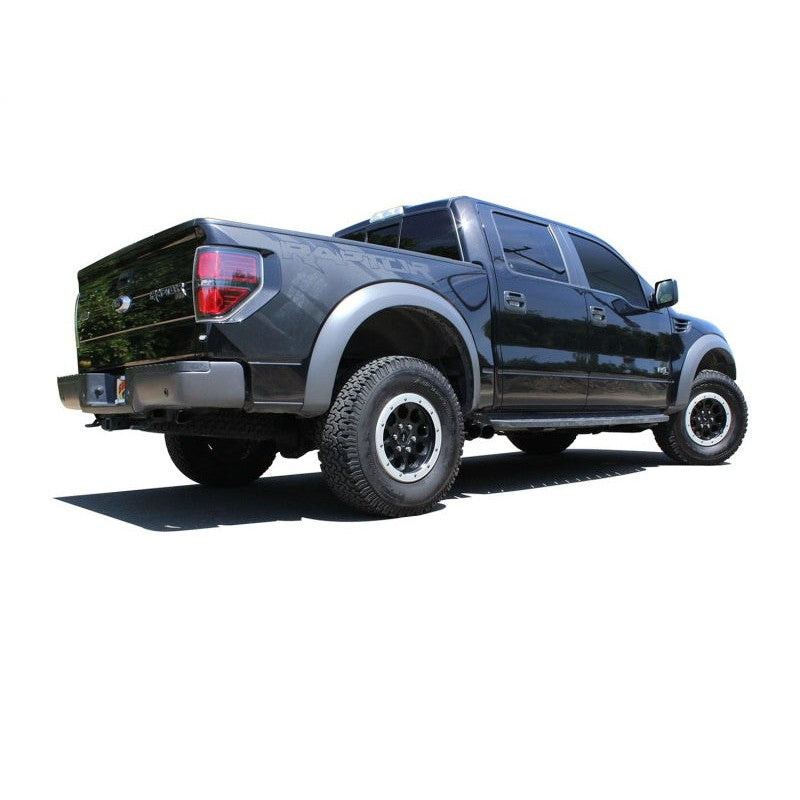 aFe Rebel Series Exhaust SS Front Side Exit CB w/ Black Tips 10-14 Ford F150 Ecoboost V8 6.2L