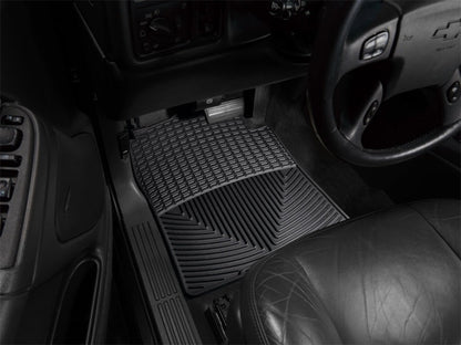 WeatherTech 99-00 Chevrolet Silverado Crew Cab Front Rubber Mats - Black