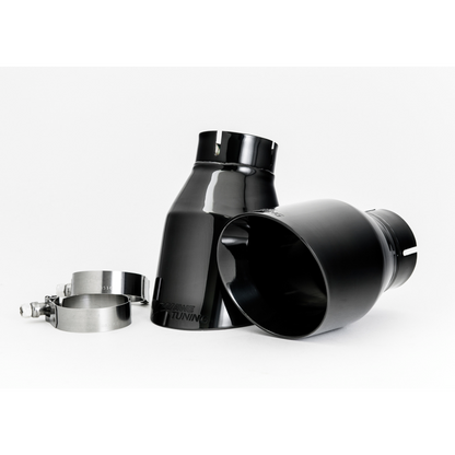 AWE Tuning Audi C7.5 A6 3.0T Touring Edition Exhaust - Quad Outlet Diamond Black Tips
