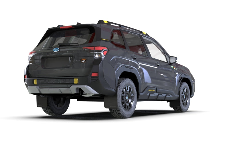 Rally Armor 2026 Subaru  Forester Wilderness Black UR Mud Flap w/Dark Grey Logo