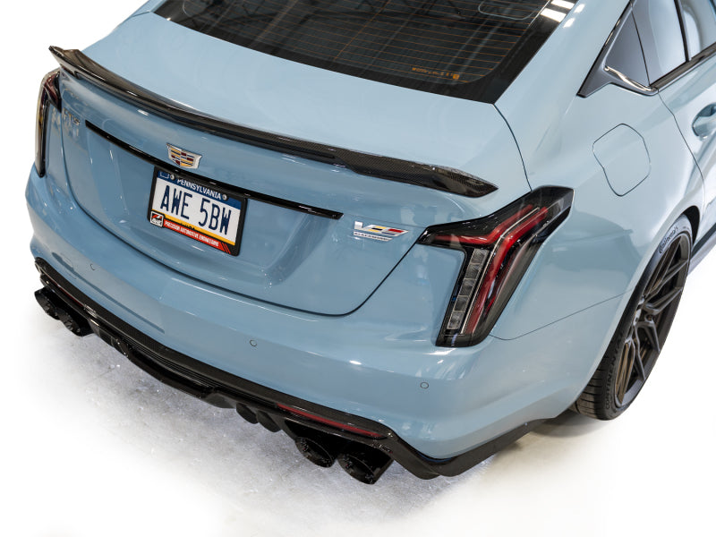 AWE Tuning 22-26 Cadillac CT5-V Blackwing SwitchPath Exhaust - Diamond Black Tips