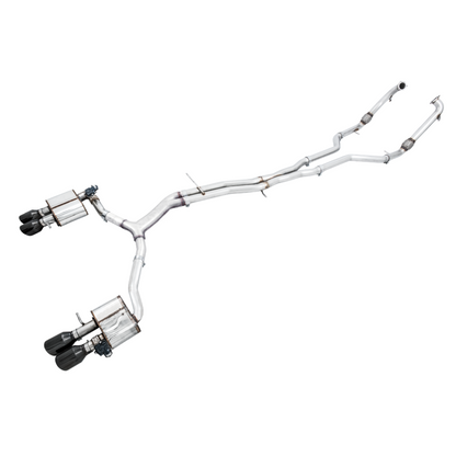 AWE Tuning Audi B9 S5 Sportback SwitchPath Exhaust - Non-Resonated (Black 102mm Tips)