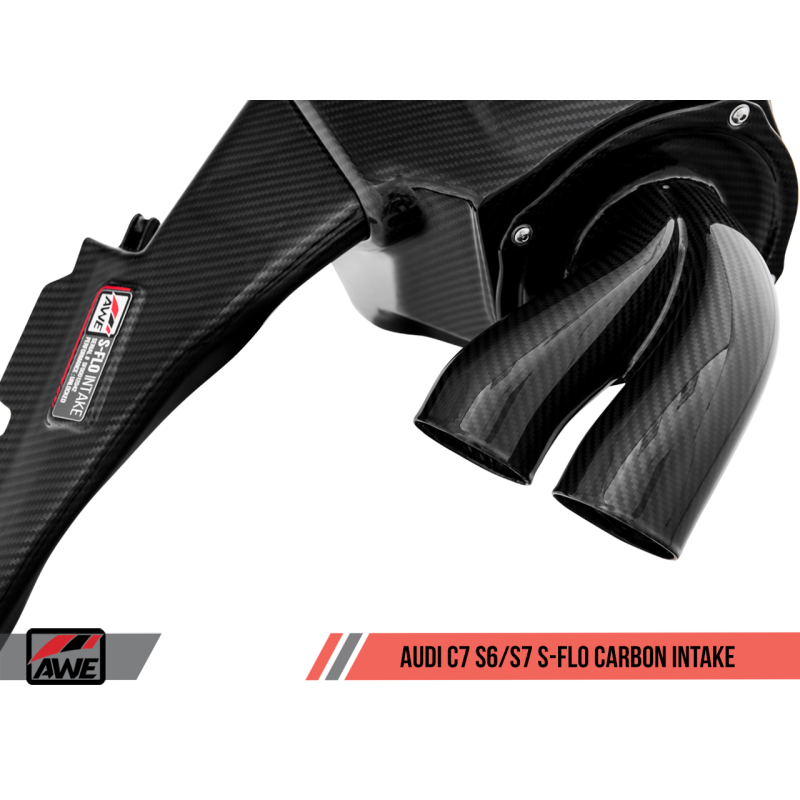 AWE Tuning Audi C7 S6 / S7 4.0T S-FLO Carbon Intake V2