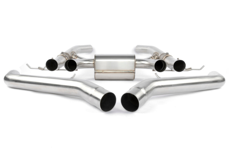 Dinan 21-27 BMW M3/M4 (G80/G82/G83) Valved Axleback Exhaust System - Black Tips