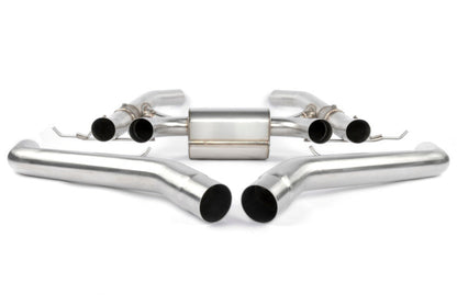 Dinan 21-27 BMW M3/M4 (G80/G82/G83) Valved Axleback Exhaust System - Black Tips