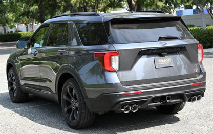 Gibson 20-21 Ford Explorer ST / Lincoln Aviator 3.0L 2.25in Axle-Back Dual Exhaust - Stainless