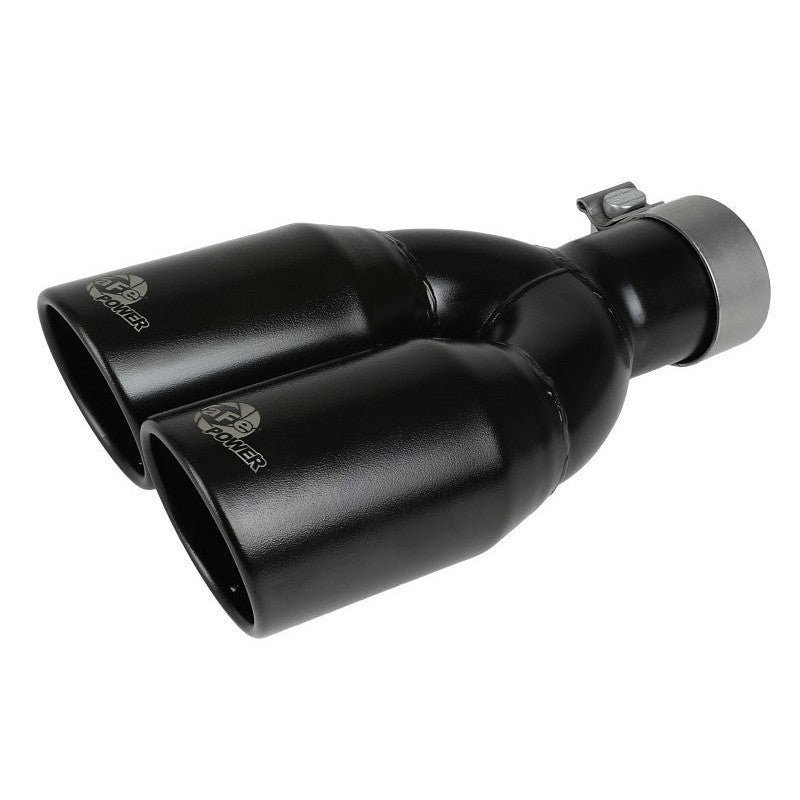 aFe Vulcan Series 2.5in 304 SS Axle-Back Exhaust Black 07-18 Jeep Wrangler (JK) V6-3.6/3.8L