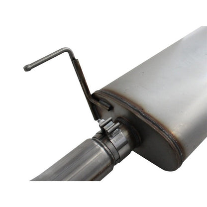 aFe MACHForce XP Exhausts Cat-Back SS 409 EXH  Wrinkle Black CB Ford F-150 11-12 V6-3.5L (tt)