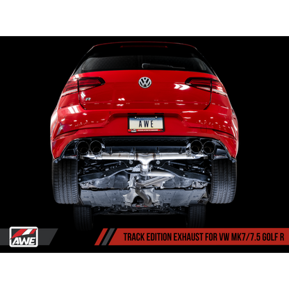 AWE Tuning MK7.5 Golf R Track Edition Exhaust w/Chrome Silver Tips 102mm