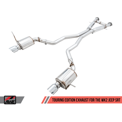 AWE Tuning 2020 Jeep Grand Cherokee SRT Touring Edition Exhaust - Chrome Silver Tips