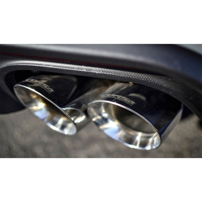 Corsa 2018+ Ford Mustang GT Fastback 5.0L 3in Cat-Back System Dual Rear Exit w/ 4in Polished Tips