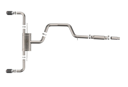 aFe 22-24 Volkswagen GTI MACH Force-Xp 3 to 2-1/2 IN Stainless Steel Cat-Back Exhaust w/Carbon Tips