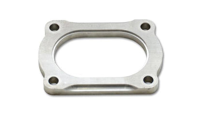 Vibrant T304 SS 4 Bolt Flange for 3in O.D. Oval tubing