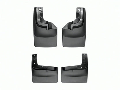WeatherTech 17-22 Ford F250/F-350/F-450/F-550 Dually w/Fender Flares No Drill Mudflaps - Black