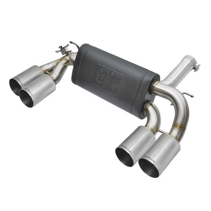 aFe MACHForce XP 3in - 2 1/2in Axle Back 304SS Exhaust w/ Polished Tips 16-17 BMW M2 (f87)