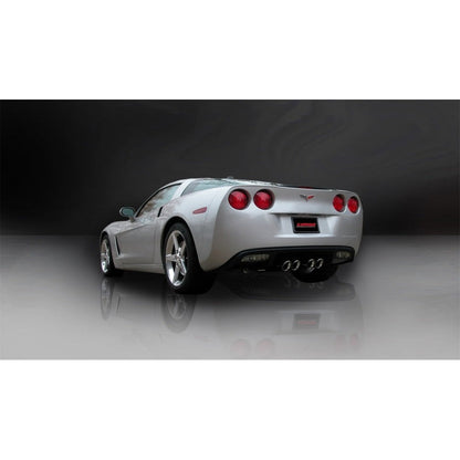 Corsa 05-08 Chevrolet Corvette C6 6.0L V8 Polished Sport Axle-Back Exhaust