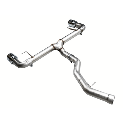AWE 19-23 BMW 330i / 21-23 BMW 430i Base G2X Track Edition Axle Back Exhaust - Chrome Silver