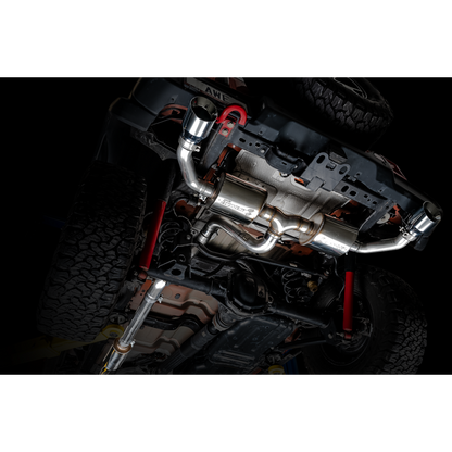 AWE Tuning 2018+ Jeep Wrangler JL/JLU Tread Edition Axle-Back Dual Exhaust - Chrome Silver Tips