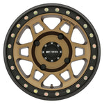 Method MR405 UTV Beadlock 15x7 5+2/38mm Offset 4x156 132mm CB Method Bronze Wheel - Matte Black Ring