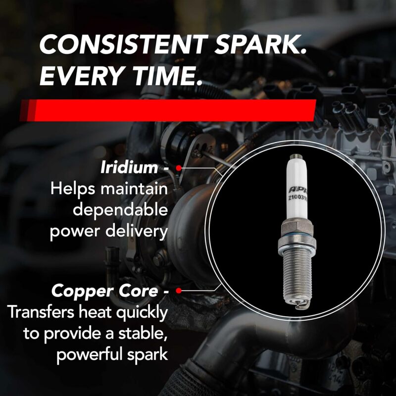 APR EA888.3/4/EA855.2/EA824 Iridium Pro Spark Plug - Heat Range 9 - 14mm x 26.5mm x 16mm - SINGLE