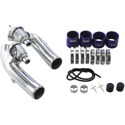 HKS Super SQV4 Blow Off Valve w/ Polished Aluminum Pipes - Nissan R35 GT-R