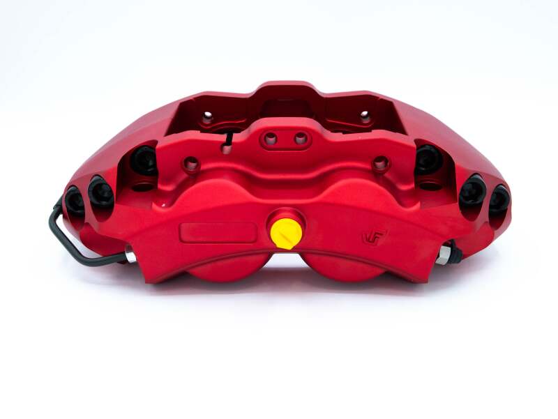 GrimmSpeed 02-21 Subaru WRX/STI 4-Piston Brake Caliper Kit - Red (For 340mm Rotor)