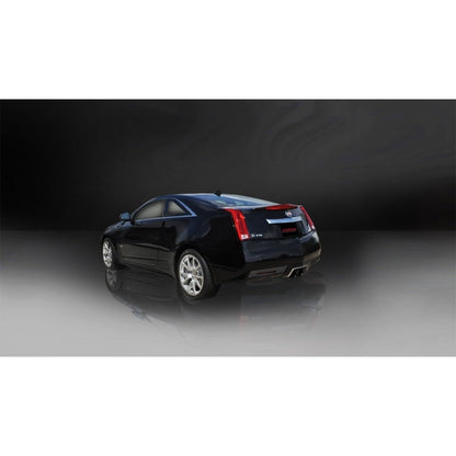 Corsa 11-13 Cadillac CTS Coupe V 6.2L V8 Black Sport Axle-Back Exhaust