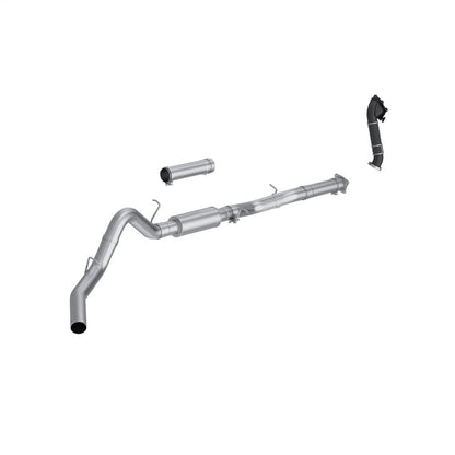 MBRP 01-04 Chevy Silverado / GMC Sierra 2500/3500HD 4in OD CatBack Single Side Exit w/ Downpipe - AL