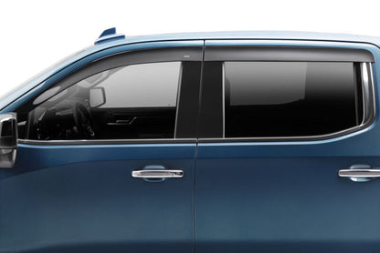 Husky Liners 19-24 Chevrolet Silverado/GMC Sierra 1500 CC Ventvisor Low Profile (4pc) - Smoke