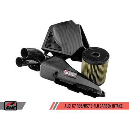 AWE Tuning Audi C7 RS6 / RS7 4.0T S-FLO Carbon Intake V2