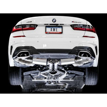 AWE Tuning 2019+ BMW M340i (G20) Non-Resonated Touring Edition Exhaust (Use OE Tips)