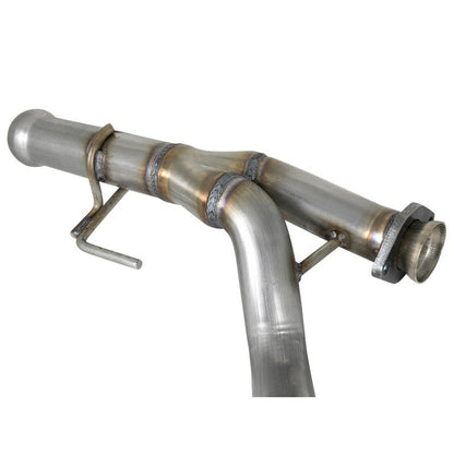 aFe POWER Twisted Steel Y-Pipe 2-1/4in 409 SS Exhaust System 2018 Jeep Wrangler (JL) V6-3.6L