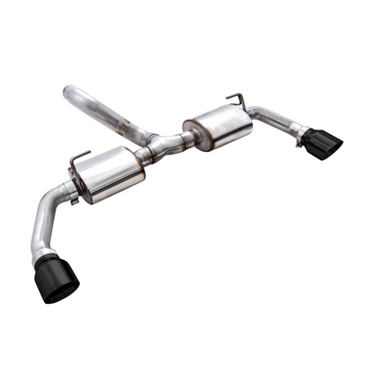 AWE Tuning 07-18 Jeep Wrangler JK/JKU 3.6L Tread Edition Axle-Back Dual Exhaust - Diamond Black Tips