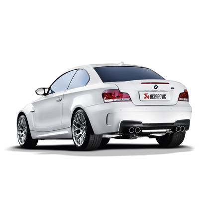 Akrapovič Slip-On Line Exhaust (Titanium) w/Carbon Tips - 2011-2012 BMW 1 Series M Coupe (E82)