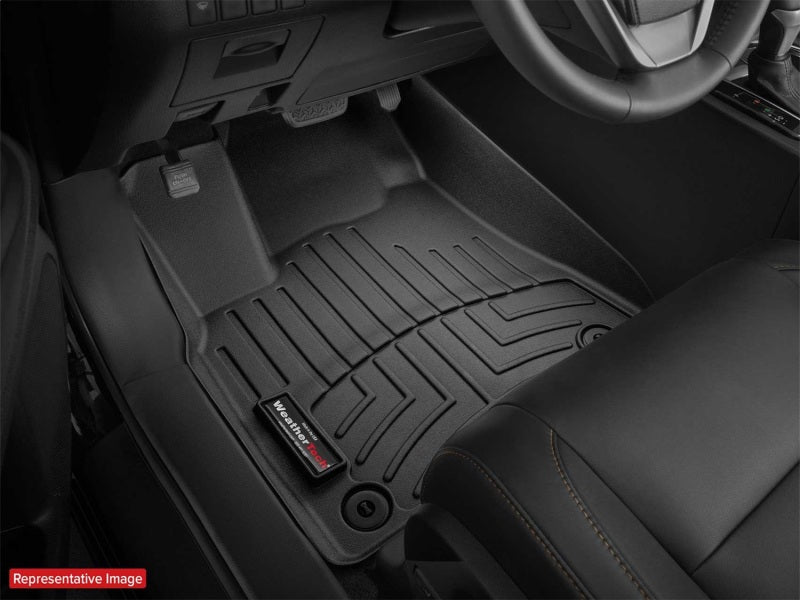 WeatherTech 12-16 Ford F-250/F-350/F-450/F-550 Vinyl Front FloorLiner - Black (SuperCrew/SuperCab)