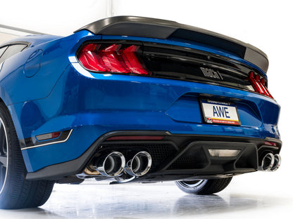 AWE Tuning 21-23 Ford Mustang Mach 1 SwitchPath Cat Back Exhaust w/ Quad Chrome Silver Tips