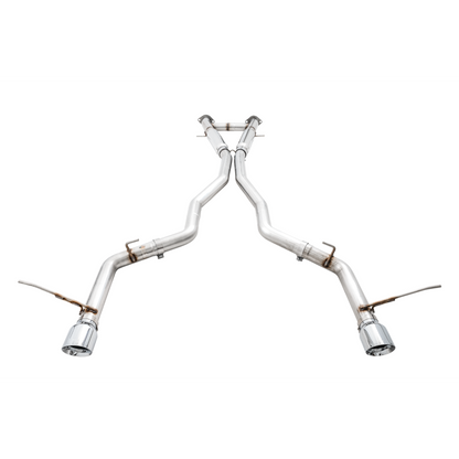 AWE Tuning 2020 Jeep Grand Cherokee SRT Track Edition Exhaust - Chrome Silver Tips