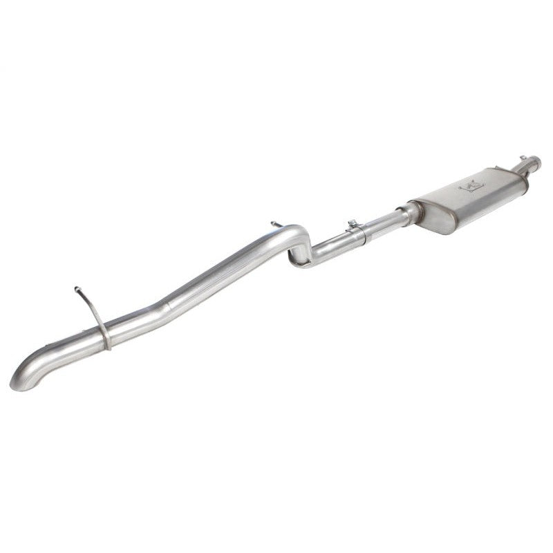 aFe MACHForce XP Exhaust Cat-Back 3in SS-409 Hi-Tuck inRBin 12-14 Jeep Wrangler Unlimited V6 4Dr