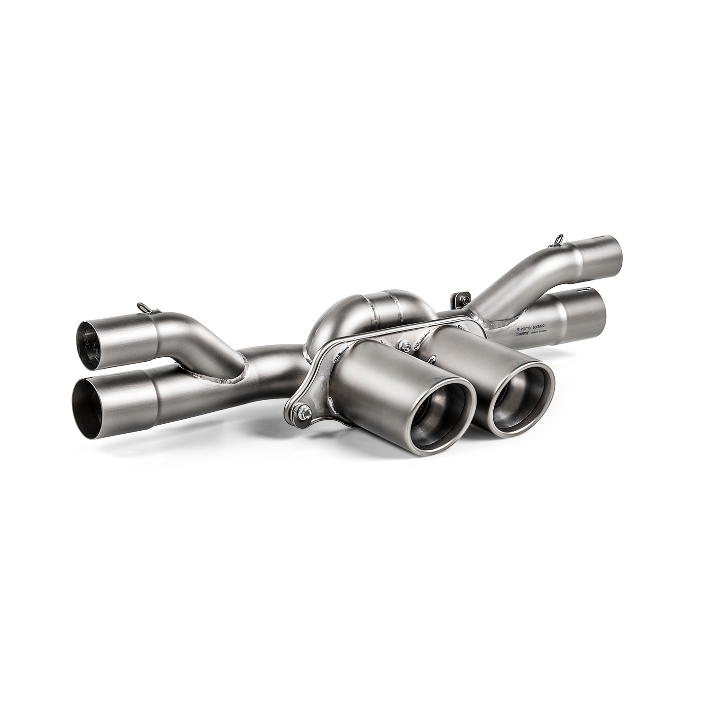 Akrapovič Slip-On Race Line Exhaust (Titanium) w/Titanium Tips - 2018-2020 Porsche 911 GT3 RS (991.2)
