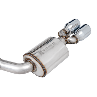 AWE Tuning 2015+ Dodge Challenger 6.4L/6.2L Non-Resonated Touring Edition Exhaust - Quad Silver Tips