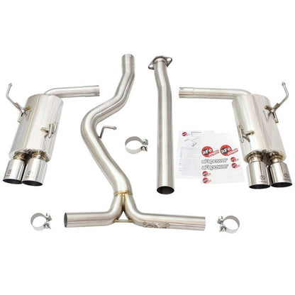 aFe Takeda 3in SS Exhaust Cat-Back 15-16 Subaru WRX/STI 2.0L/2.5L Polished Tips