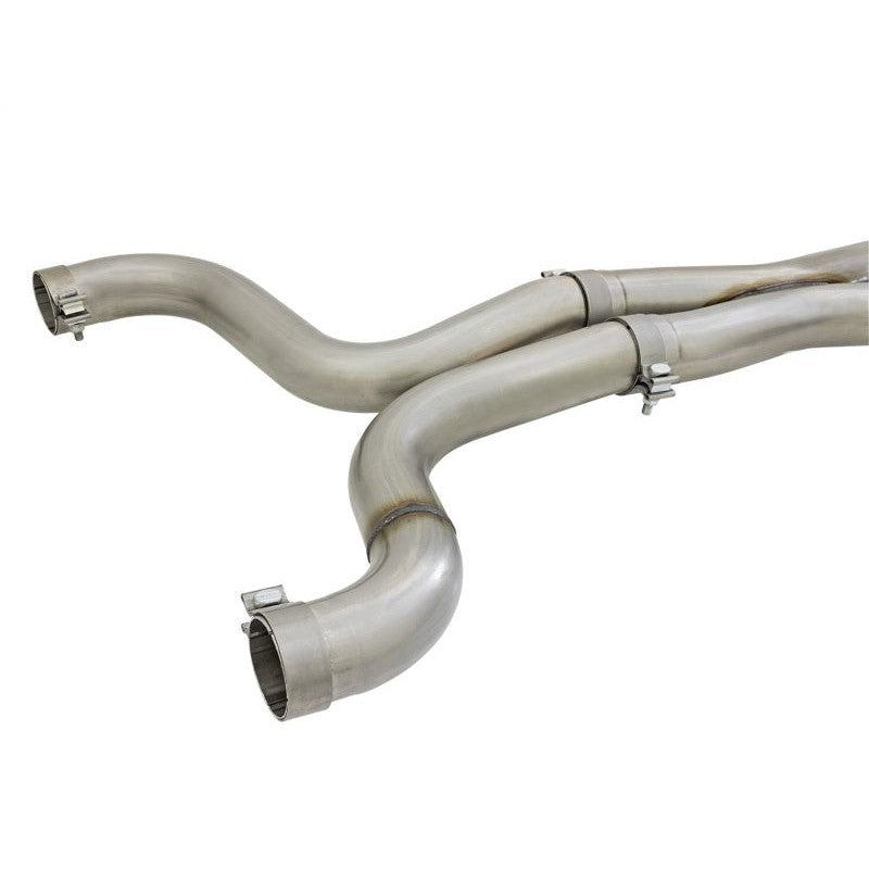 aFe MACHForce XP 3in 304 SS Axle-Back Dual Exhaust (NPP) w/ Polished Tips 16-17 Camro SS V8-6.2L